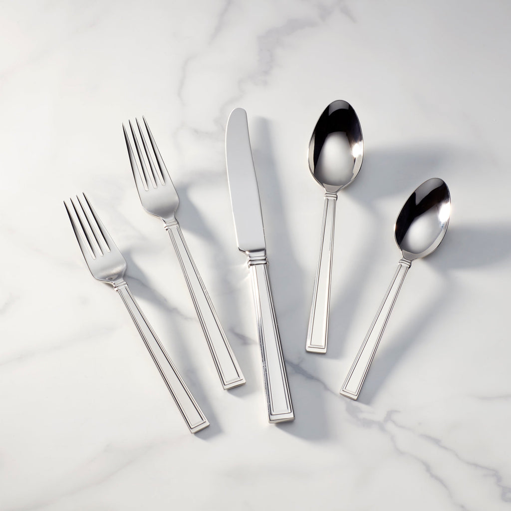 Lenox Bratton 65-Piece Flatware Set, 18/10 stainless steel