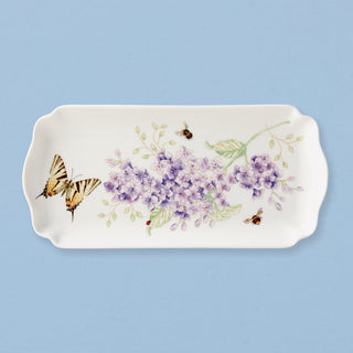 Lenox Butterfly Meadow Rectangular Tray, porcelain