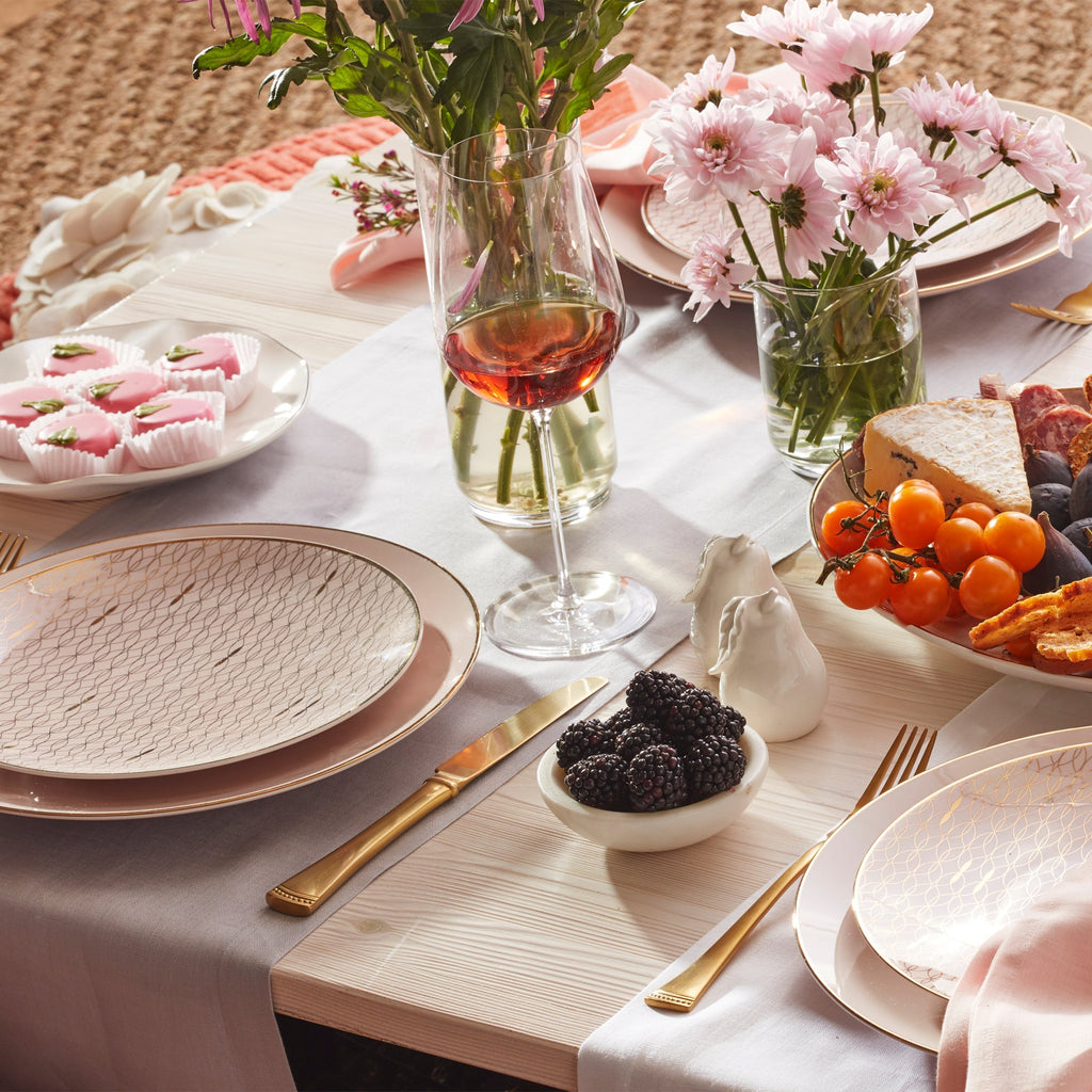 Lenox Trianna Blush 12-Piece Dinnerware Set, porcelain (view 4)