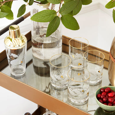 Lenox Holiday Gold Double Old-Fashioned Glasses, Set of 4, glass (view 2)
