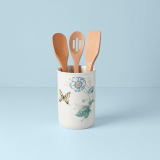 Lenox Butterfly Meadow 4-Piece Utensil Holder Set, porcelain (view 2)