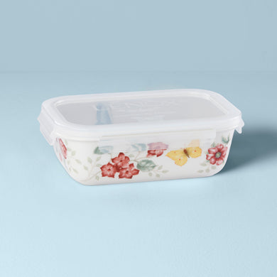Lenox Butterfly Meadow Rectangle Container, porcelain