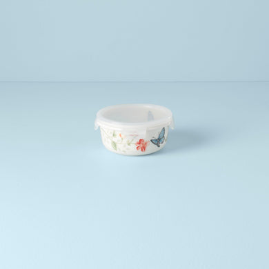 Lenox Butterfly Meadow Small Round Container, porcelain