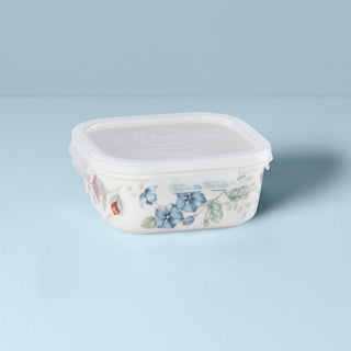 Lenox Butterfly Meadow Square Container, porcelain