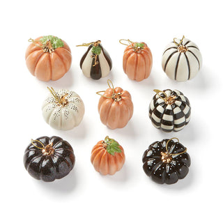 Lenox Pumpkin 10-Piece Mini Ornament Set, porcelain (view 4)