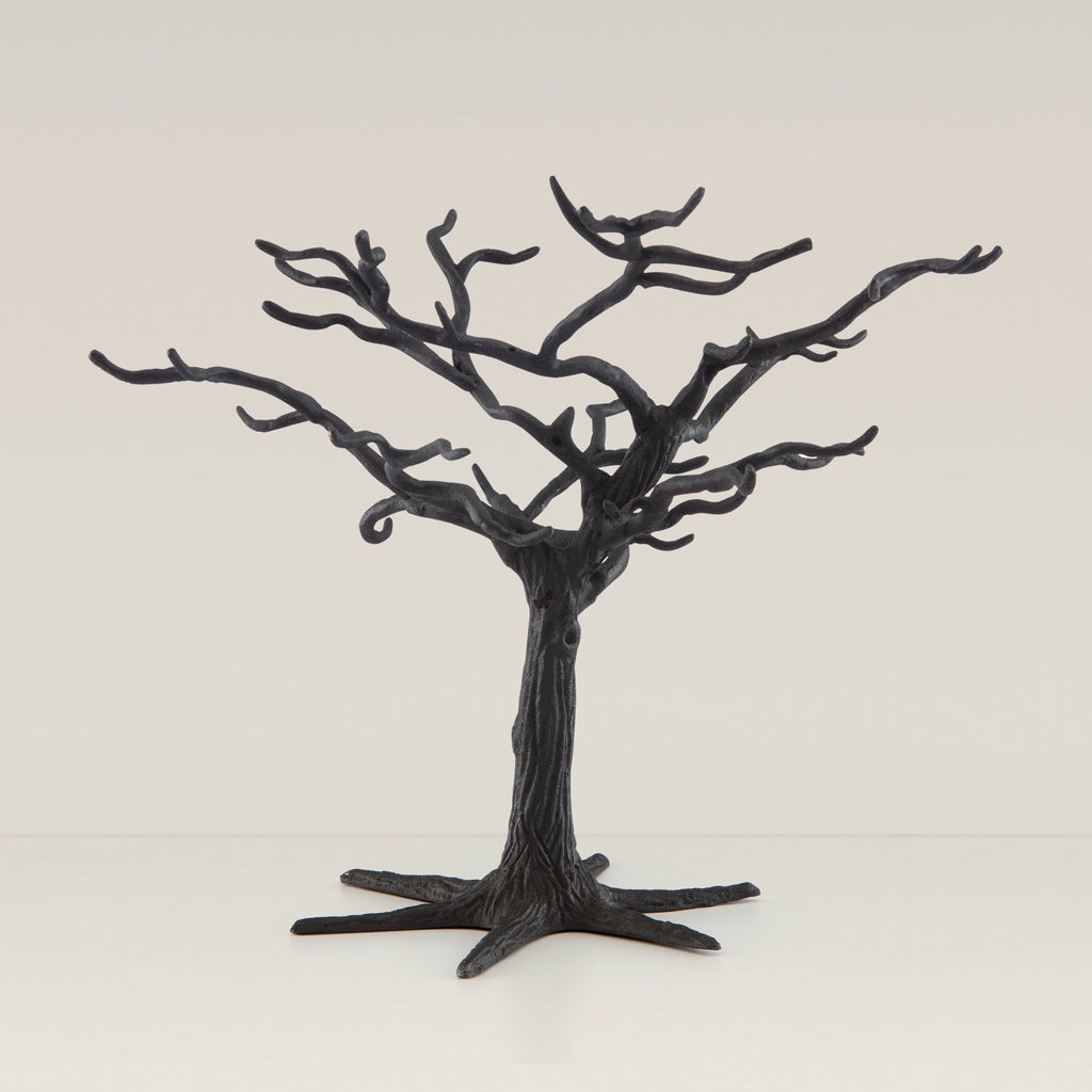 Lenox Matte Black Metal Ornament Tree, aluminum