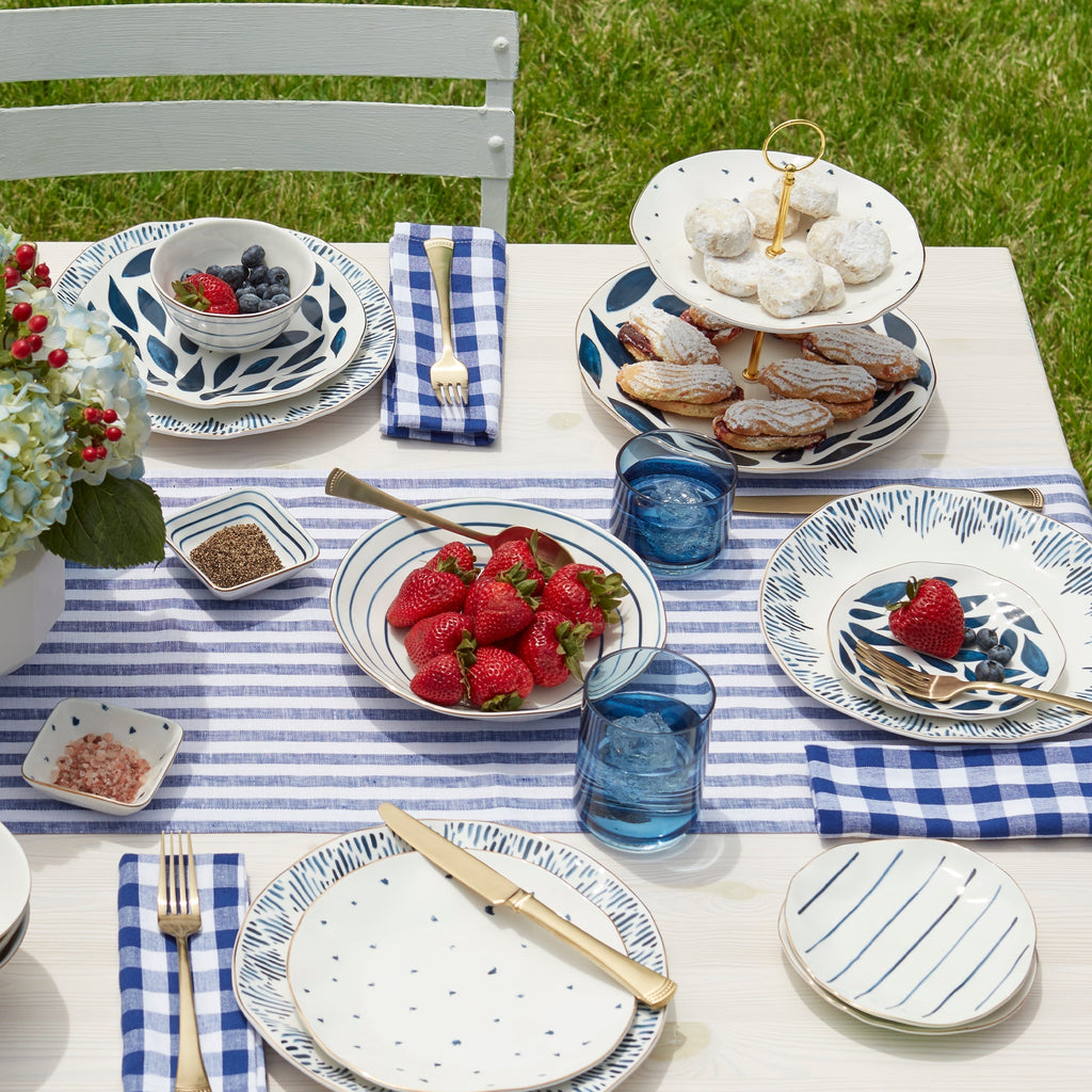 Lenox Blue Bay Dessert Bowls, Set of 4, porcelain (view 4)