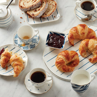 Lenox Blue Bay 8-Piece Espresso Cup & Saucer Set, porcelain (view 3)