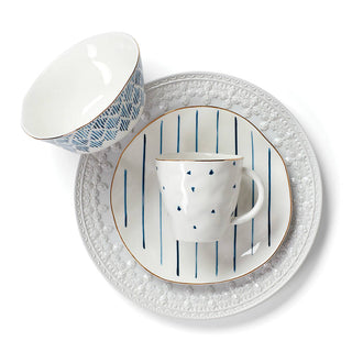 Lenox Blue Bay Dessert Mugs, Set of 4, porcelain (view 3)