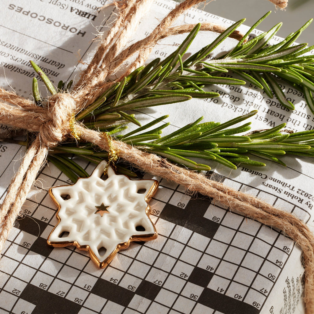 Lenox Snowflake 10-Piece Mini Ornament Set, porcelain (view 5)