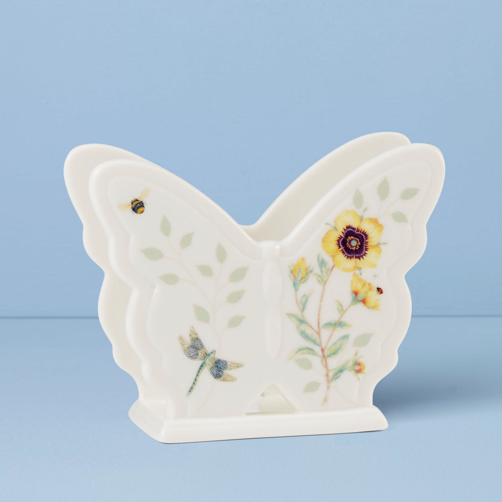 Lenox Butterfly Meadow Sponge Holder, porcelain