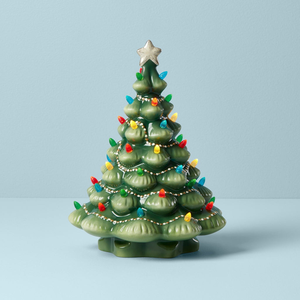 Lenox Treasured Traditions Green Lit Tree, dolomite