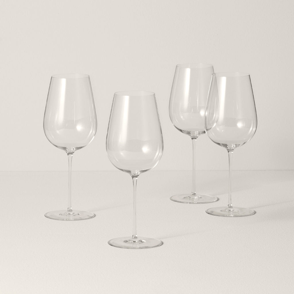 Lenox Tuscany Signature Series Cool Region Wine Glasses, Set of 4, european glass
