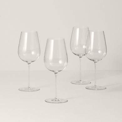 Lenox Tuscany Signature Series Cool Region Wine Glasses, Set of 4, european glass