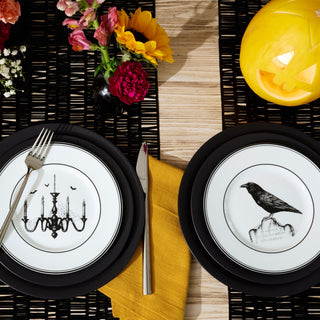 Lenox Vintage Halloween Dessert Plates, Set of 4, porcelain (view 6)
