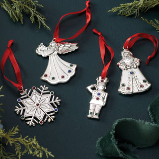 Lenox Jeweled Soldier Charm Ornament, silverplate/nickel (view 2)