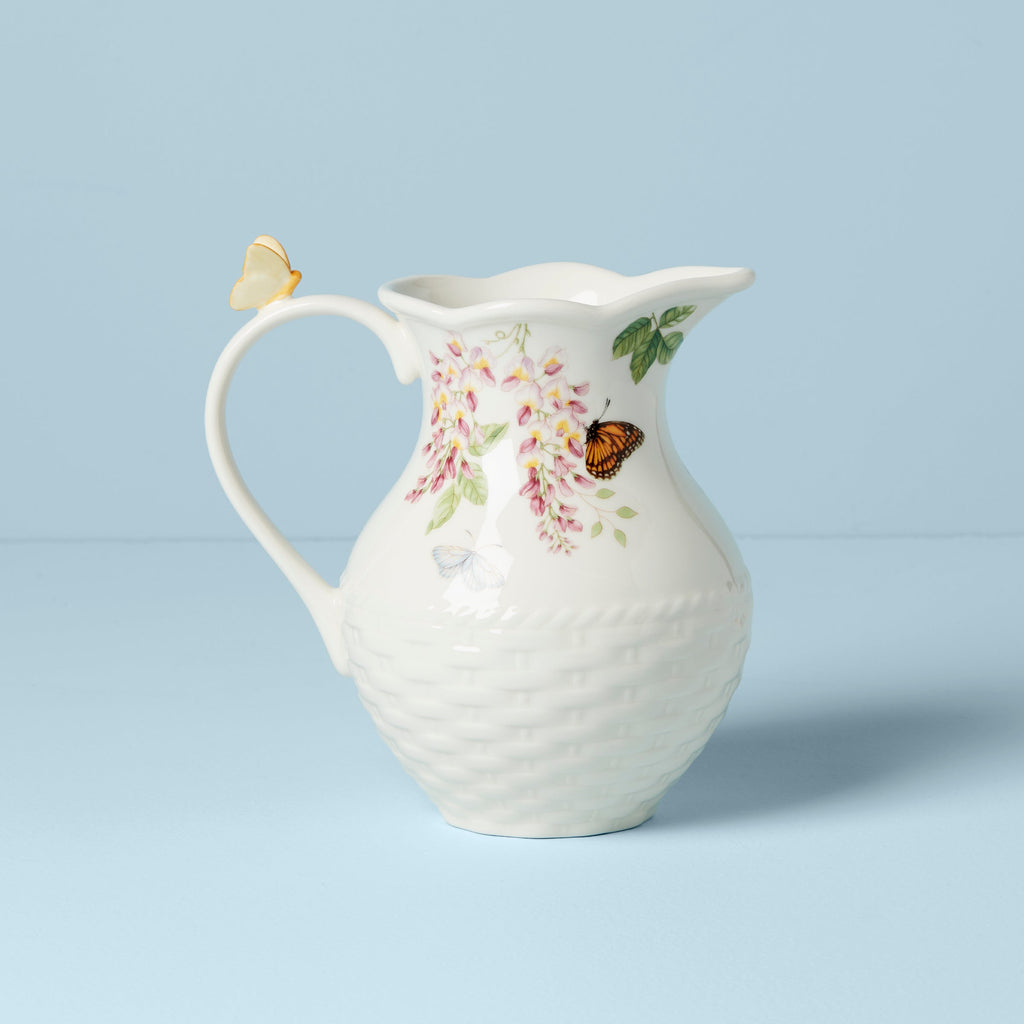 Lenox Butterfly Meadow Pitcher, porcelain (view 2)