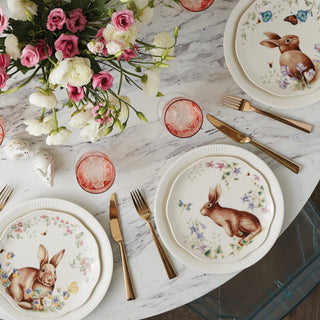 Lenox Butterfly Meadow Bunny Accent Plates, Set of 4, porcelain (view 5)