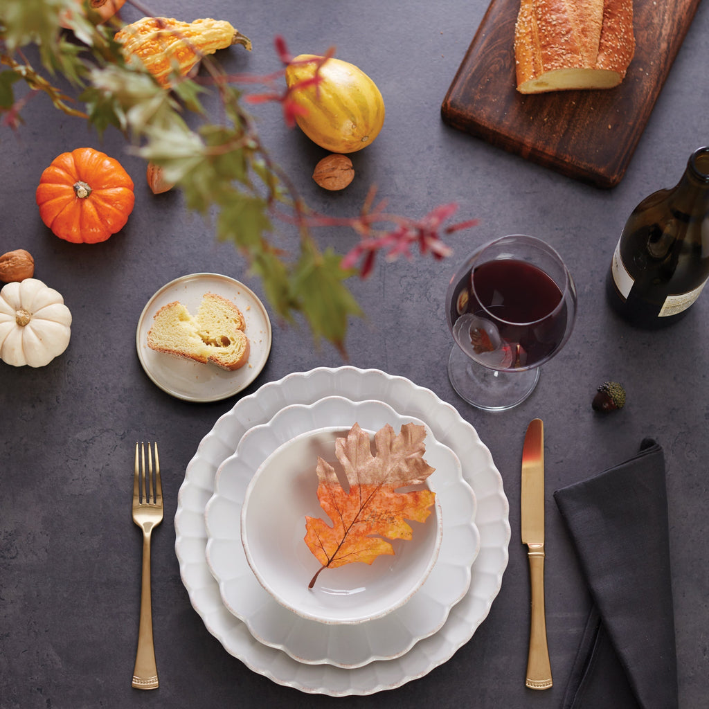 Lenox French Perle Scallop White 4-Piece Place Setting, stoneware (view 14)
