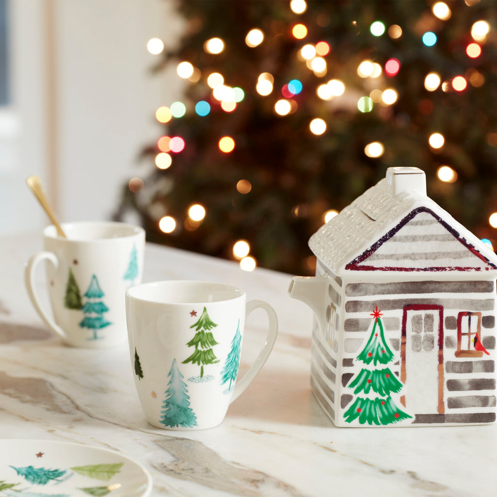 Lenox Balsam Lane Mugs, Set of 4, porcelain (view 3)