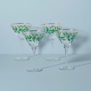 Lenox Holiday Martini Glasses, Set of 4, glass (view 2)