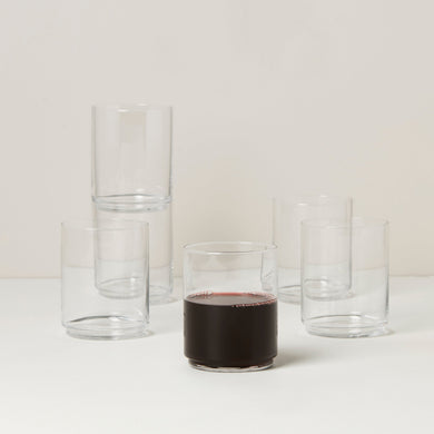Lenox Tuscany Classics Stackable Clear Tall Glasses, Set of 6, glass (view 2)