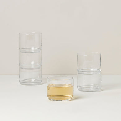 Lenox Tuscany Classics Stackable Clear Short Glasses, Set of 6, glass (view 2)