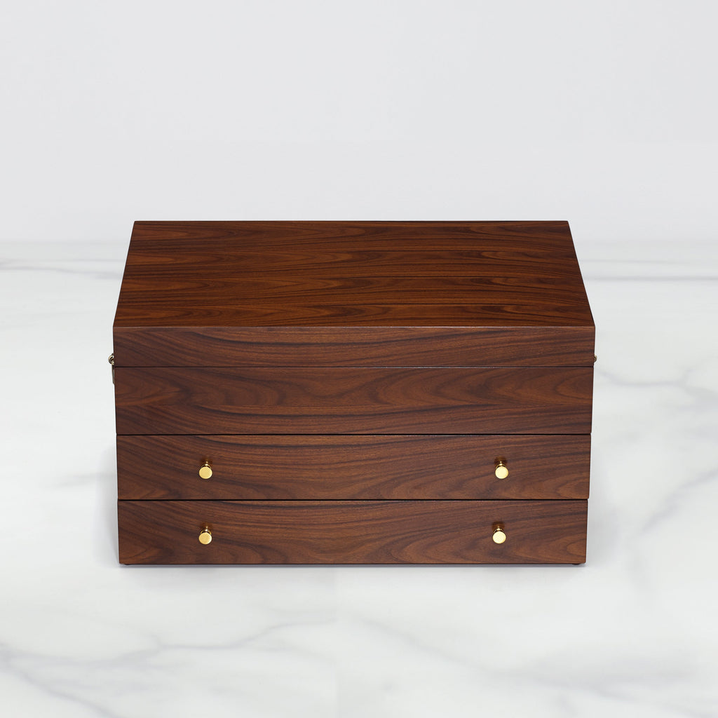 Lenox Rosewood Flatware Chest, wood/medium density fiberboard