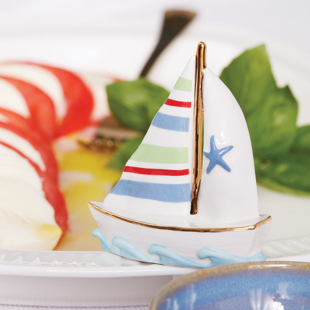 Lenox Profile Poppers Sailboat Popper, porcelain (view 4)