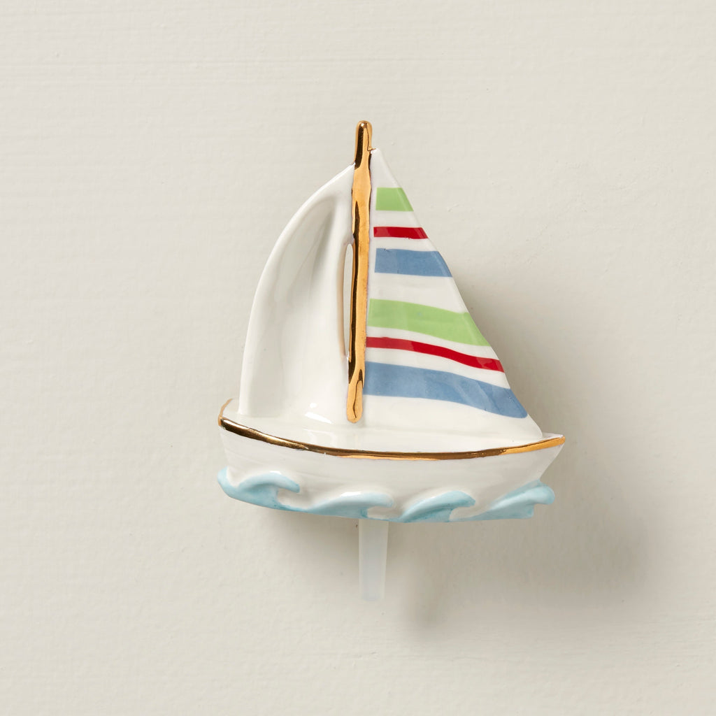 Lenox Profile Poppers Sailboat Popper, porcelain