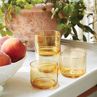 Lenox Tuscany Classics Stackable Amber Short Glasses, Set of 4, glass (view 5)