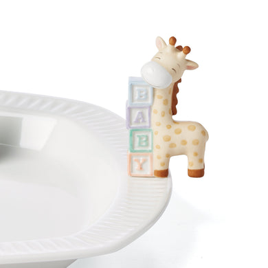 Lenox Profile Poppers Baby Giraffe Popper, porcelain (view 2)