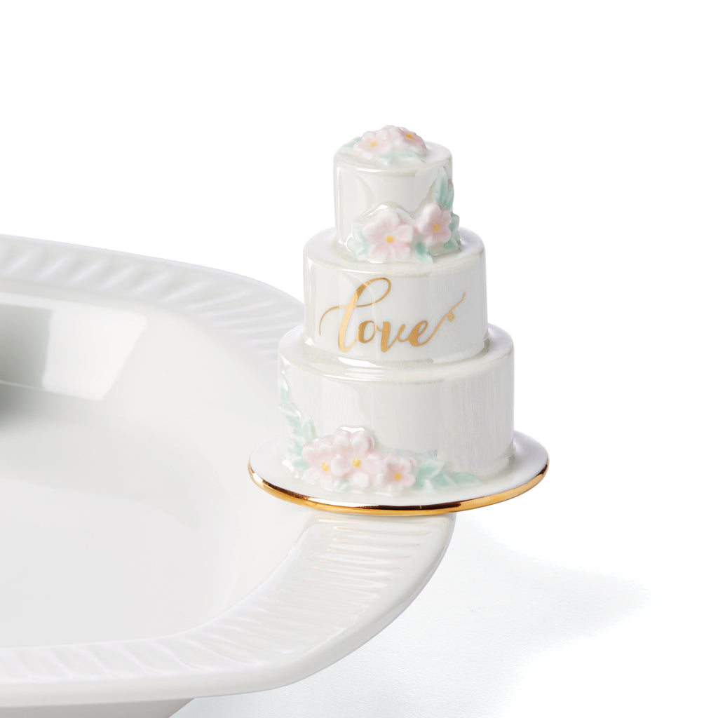 Lenox Profile Poppers Wedding Cake Popper, porcelain (view 3)