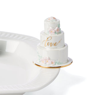 Lenox Profile Poppers Wedding Cake Popper, porcelain (view 3)