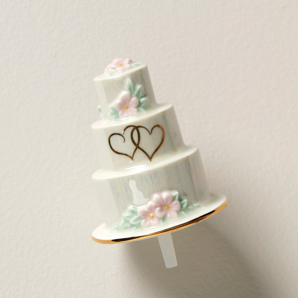 Lenox Profile Poppers Wedding Cake Popper, porcelain (view 2)