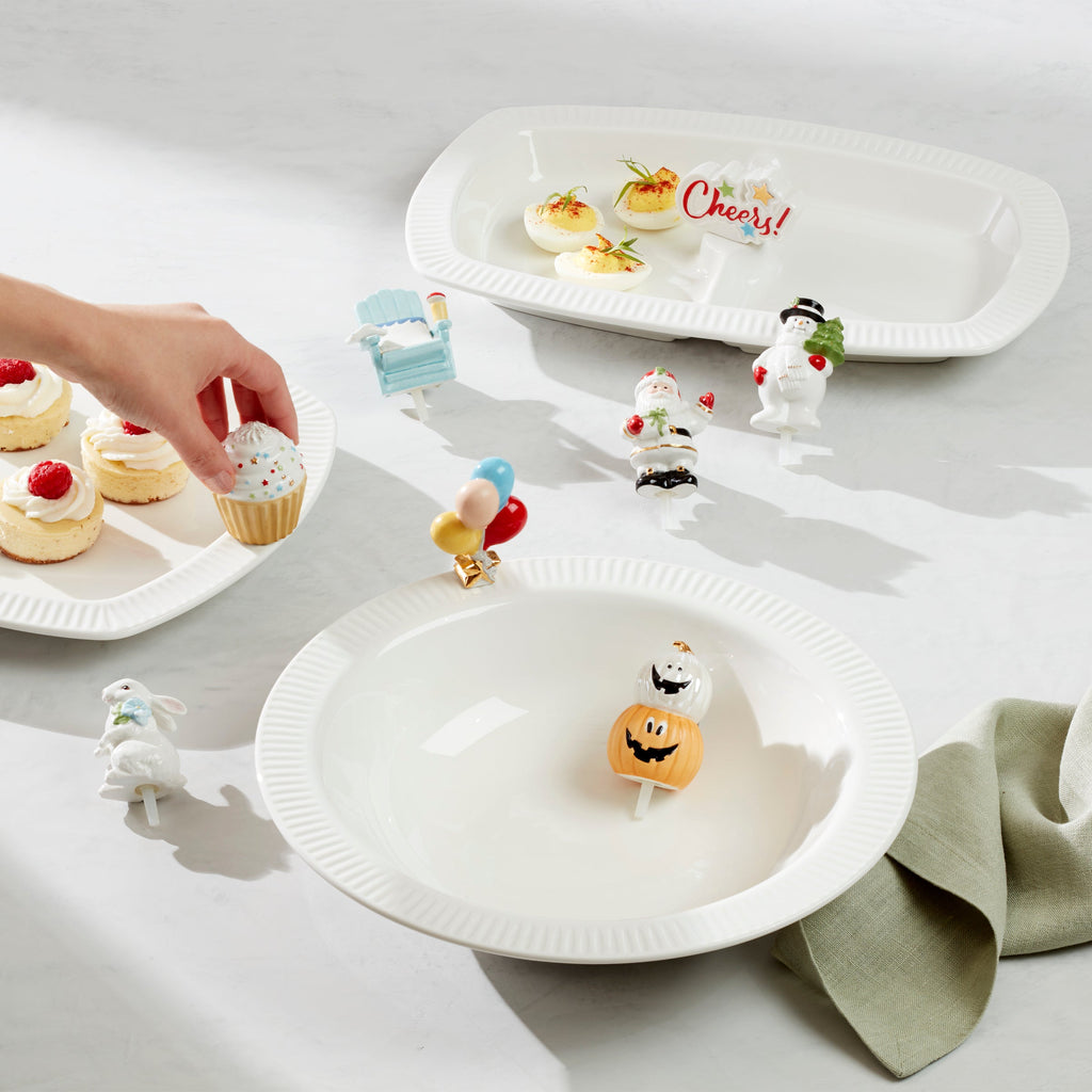 Lenox Profile Poppers 4-Piece All Seasons Poppers, porcelain (view 3)