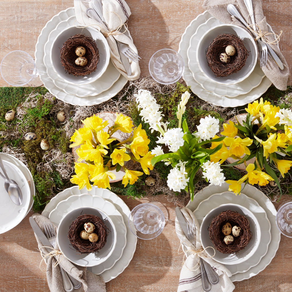 Lenox French Perle Scallop White Accent Plates, Set of 4, stoneware (view 8)