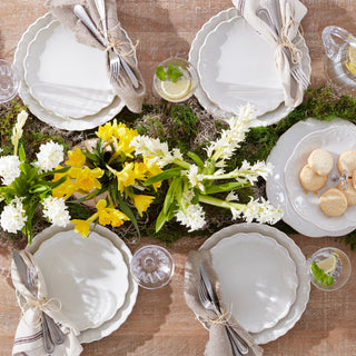 Lenox French Perle Scallop White 4-Piece Place Setting, stoneware (view 11)