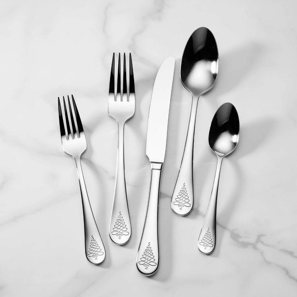 Lenox Noella 65-Piece Flatware Set, 18/10 stainless steel