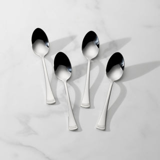 Lenox Portola Dinner Spoons, Set of 4, 18/10 stainless steel