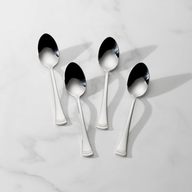 Lenox Portola Dinner Spoons, Set of 4, 18/10 stainless steel
