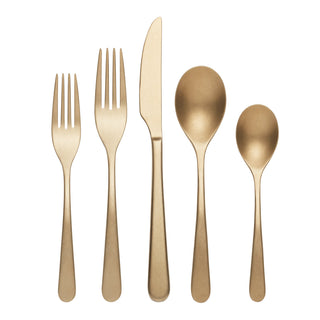 Oneida Kenbrook Champagne Vintage 20-Piece Flatware Set, 18/0 stainless steel