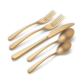 Oneida Kenbrook Champagne Vintage 20-Piece Flatware Set, 18/0 stainless steel (view 4)
