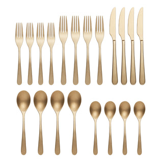 Oneida Kenbrook Champagne Vintage 20-Piece Flatware Set, 18/0 stainless steel (view 3)