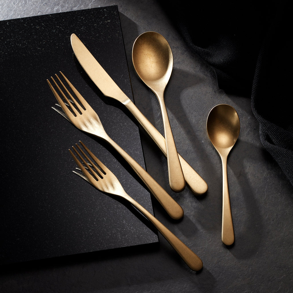 Oneida Kenbrook Champagne Vintage 20-Piece Flatware Set, 18/0 stainless steel (view 5)