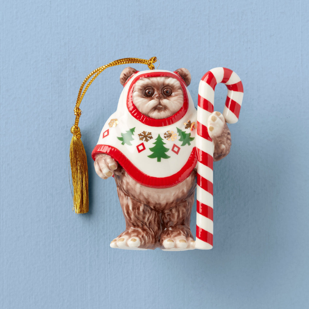 Lenox Ewok Ornament, porcelain
