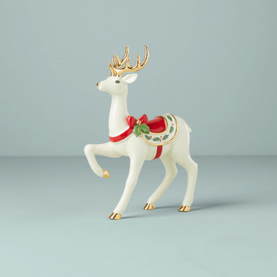Lenox Standing Reindeer Figurine, porcelain