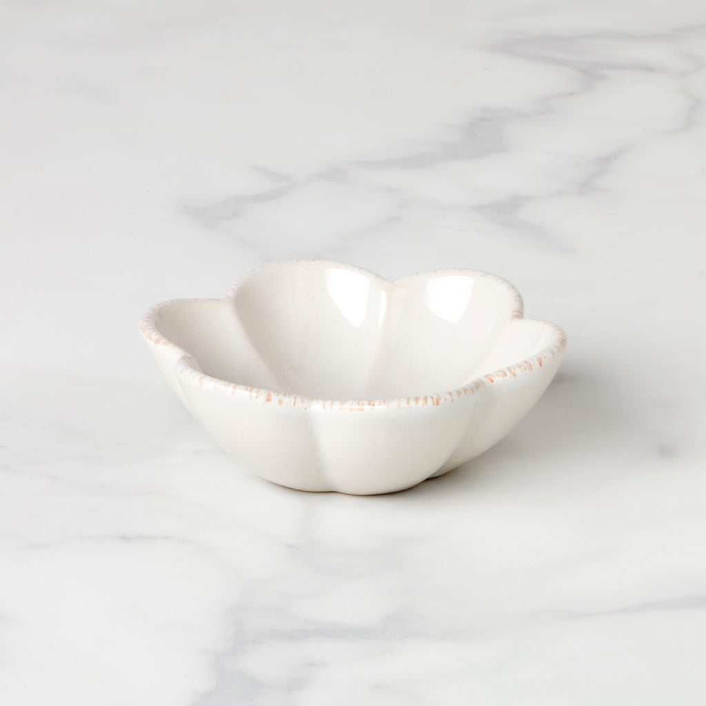 Lenox French Perle Scallop White Mini Dish, stoneware