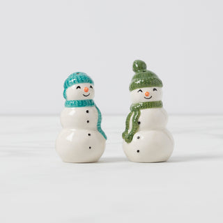 Lenox Balsam Lane Snowman Salt & Pepper Set, dolomite