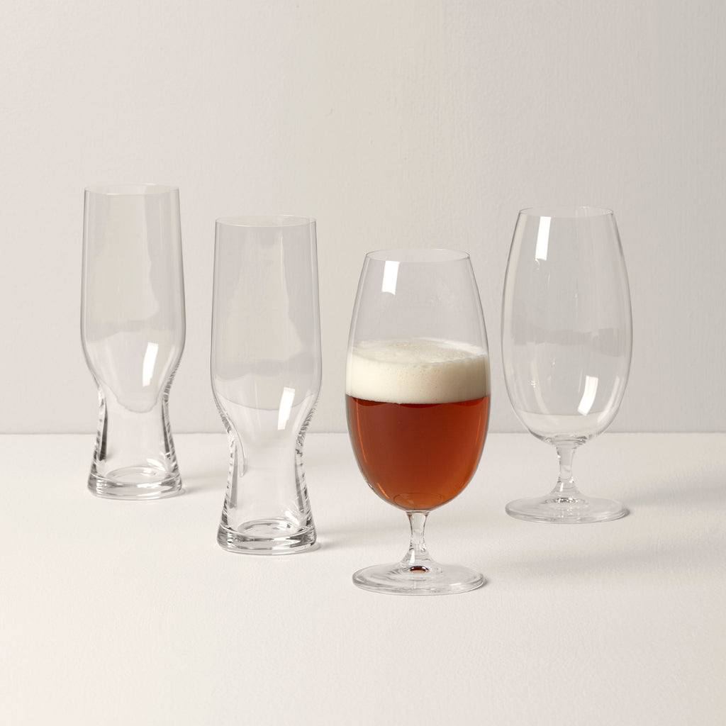 Lenox Tuscany Classics Assorted Beer Glasses, Set of 4, european glass (view 2)